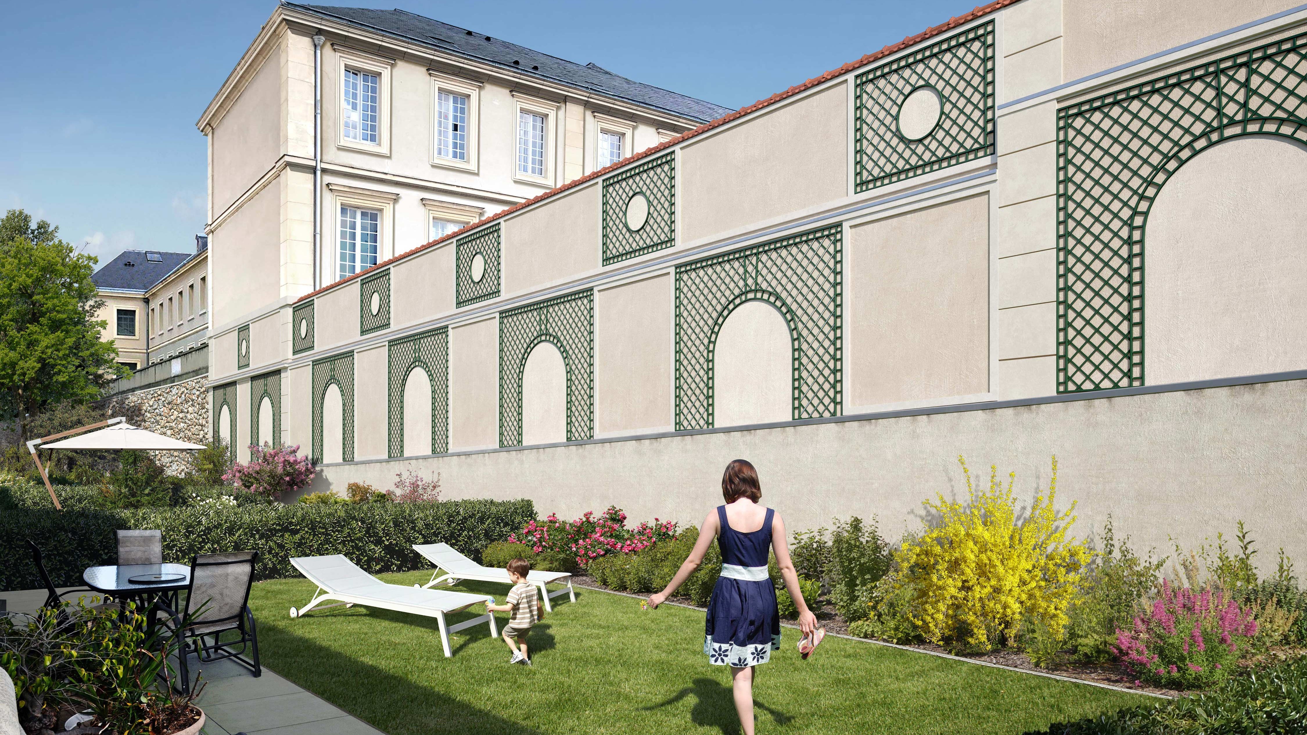 Mur Richaud Versailles EBSG Architectes